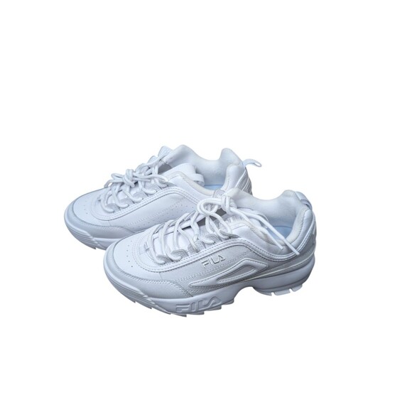 Fila Disruptor II Premium Women’s White Sneakers US 7 Platform - Picture 4 of 13
